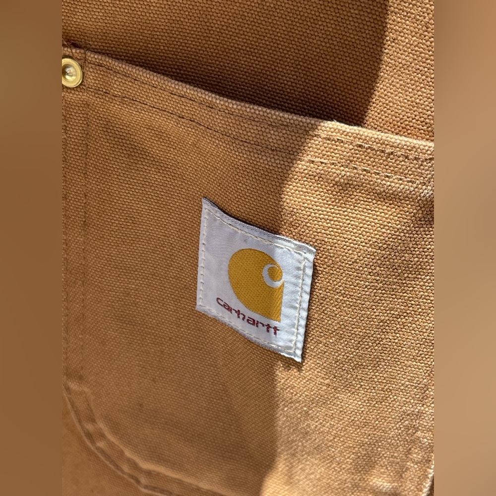Vintage Carhartt Blanket Lined CO1 BRN Chore Barn Jacket‎ 44 Tall - Picture 4 of 8